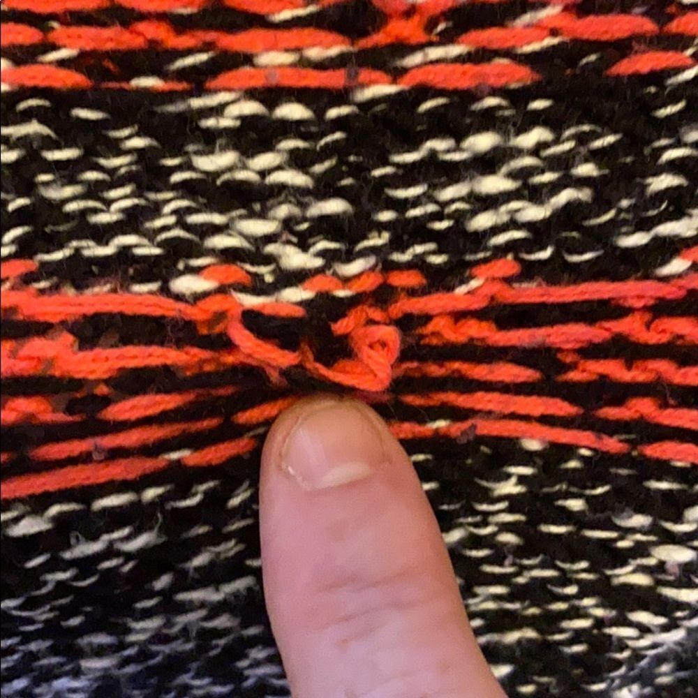 Express Multi Print Cardigan Open Style Sweater - Picture 6 of 8